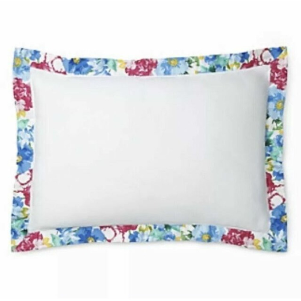 Ralph Lauren ASHLYN LIZBETH Standard Sham Floral Flower Blue Multi 20 X 28
